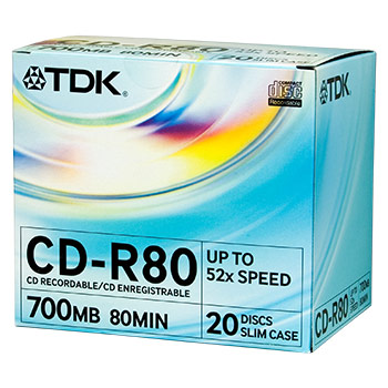CD-R 80 52x (d-View) Slim (20)