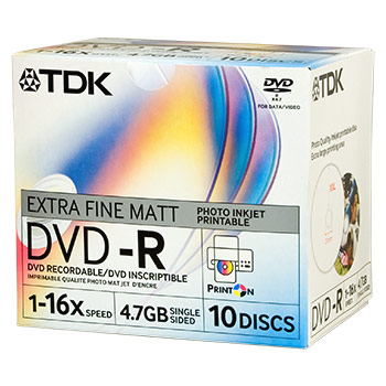 DVD - R 4.7 Gb, 16x (10), Foto Printable (120)