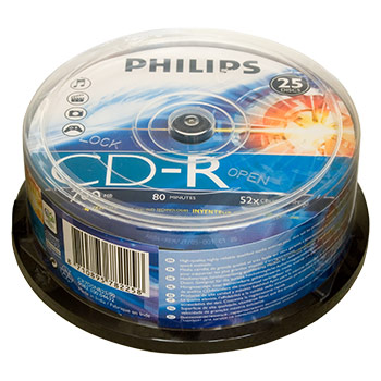 CD-R 80 52x Cake Box (25)