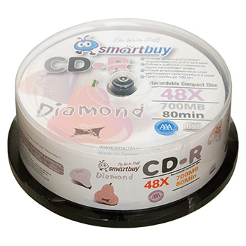 CD-R 80 48x Cake Box Diamond (25)
