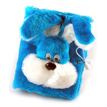 PL46100-3 ф/а меховой, заяц бирюзовый 100ф 10*15