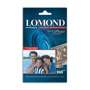 1103302 Lоmond Premium А6 (полуглянц) 260г/м2 (20л) (120 шт/к)