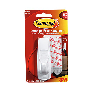 17003 Command Легкоудал. крючок бел. больш. 2,25 кг., 1 шт. (36/1728)