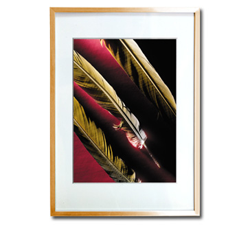 Ф/рамка пластиковая PLF10A_21x29,7 GOLD