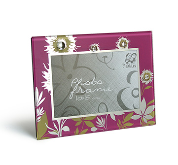 Ф/рамка стеклянная, со стразами GF46S6102