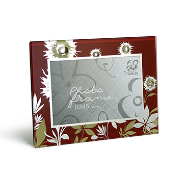 Ф/рамка стеклянная, со стразами GF46S6110