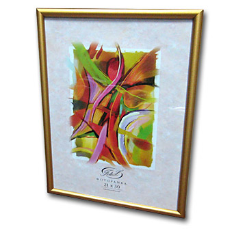 Ф/рамка деревянная, золотая WFGD_21x30