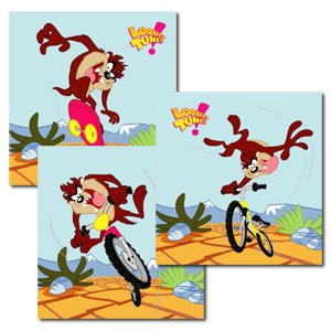 Looney Tunes LT-RB600 10x15 Born to be Taz (6/180)