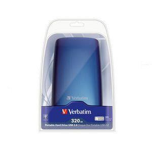       Verbatim HDD 2.5 USB 320Gb 8 mb (5400rpm) blue