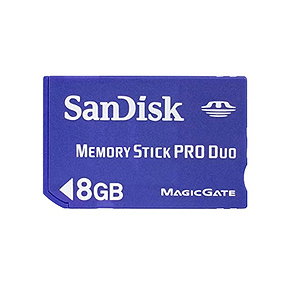       Sandisk Memory Stick DUO Pro 08 Gb