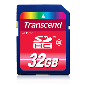       Transcend Secure Digital 32 Gb Class 2 [SDHC]