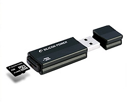      Silicon Power Micro Secure Digital 04 Gb SDHC Class 6 + USB reader