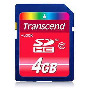       Transcend Secure Digital 04 Gb Class 2 [SDHC]