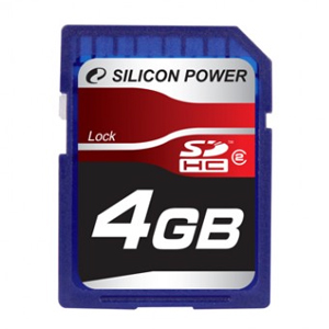       Silicon Power Secure Digital 04 Gb Class 4 [SDHC]