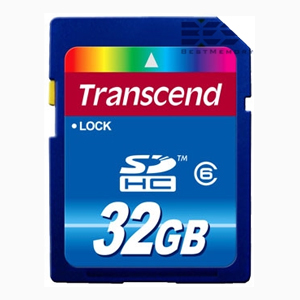       Transcend Secure Digital 32 Gb Class 6 [SDHC]