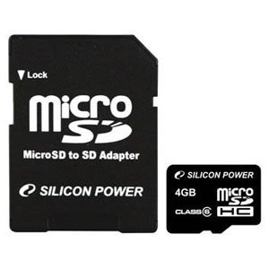       Silicon Power Micro Secure Digital 04 Gb SDHC Class 6 + adapt