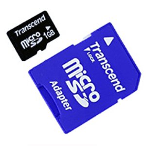      Transcend Micro Secure Digital 01 Gb + Adapter