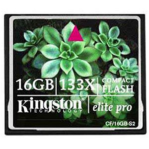       Kingston Compact Flash 16 Gb Elite Pro - 2 [133] (0/0/0)