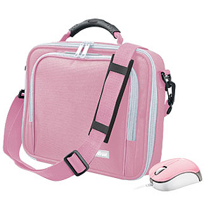      Trust 16833 Trust 10 Netbook Bag & Mouse Bundle Pink (20/120)