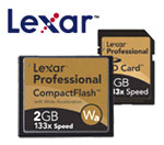 Lexar  133X  CompactFlash  Secure Digital