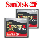  Extreme III CompactFlash  12  16   SanDisk