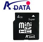 4  miniSDHC   A-Data