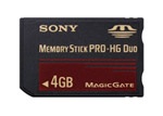    Memory Stick PRO-HG Duo media  Sony