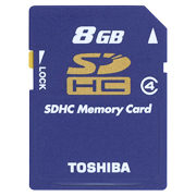 8  SDHC-  Toshiba   